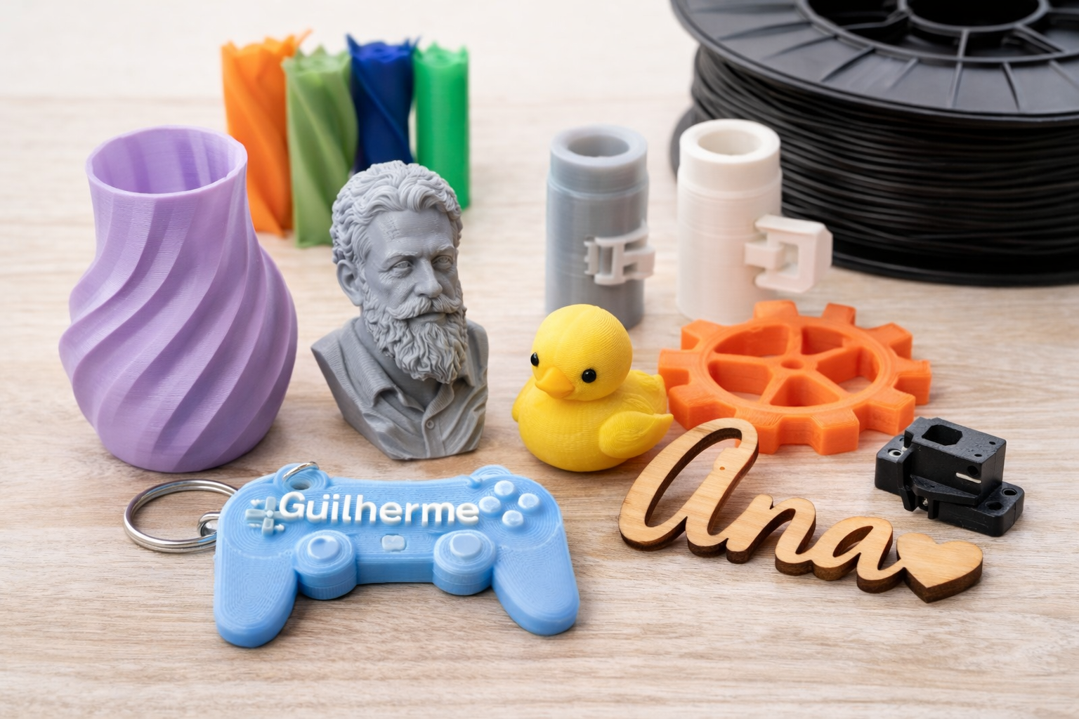 Como Escolher o Material Certo para Impressão 3D